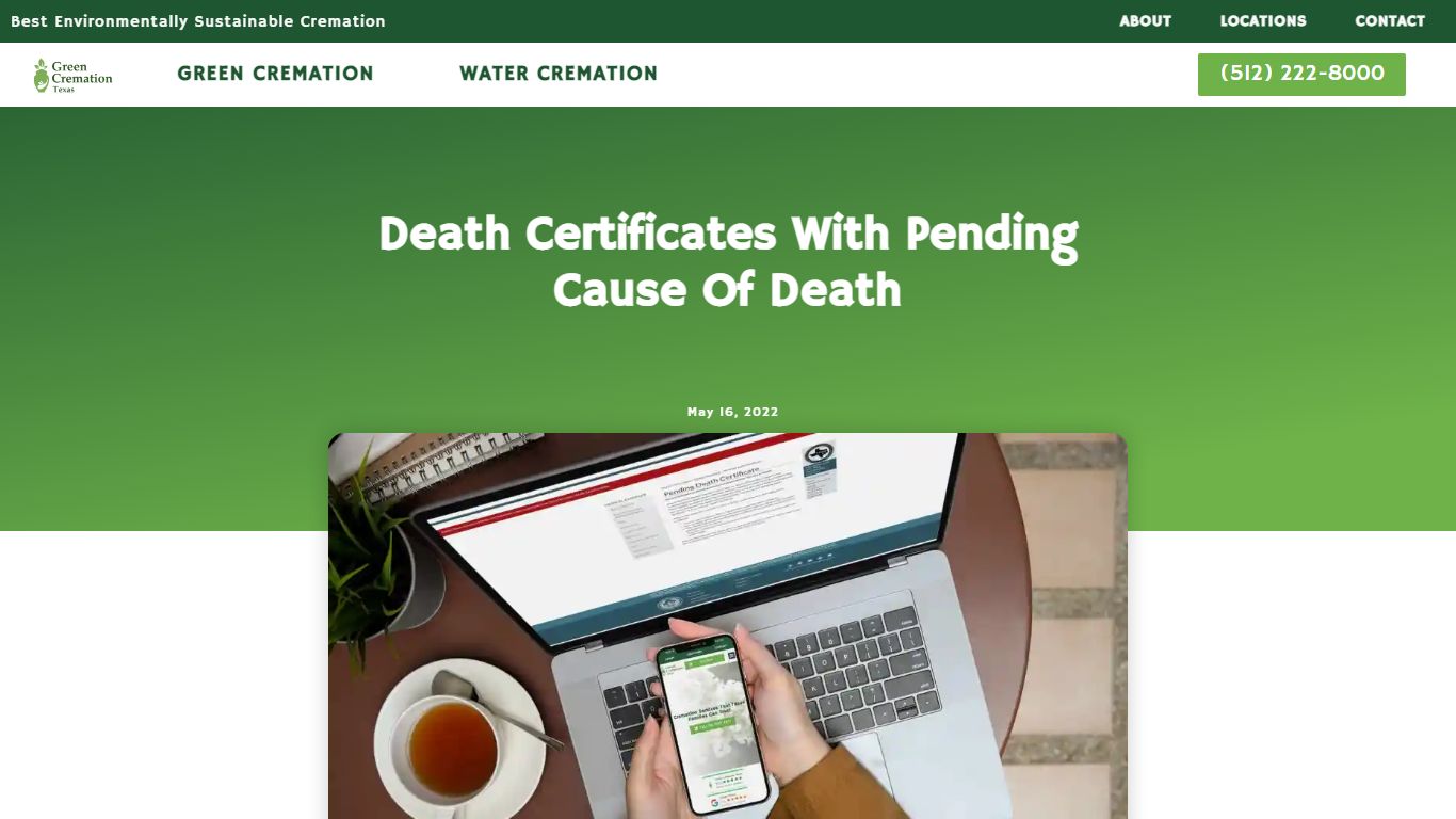 Death Certificates With Pending Cause of Death - Green Cremation Texas